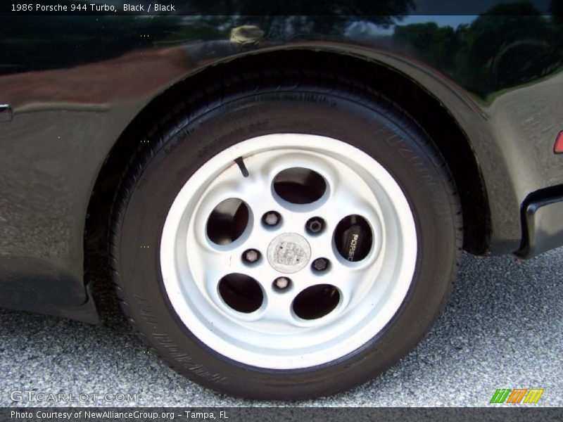 Black / Black 1986 Porsche 944 Turbo