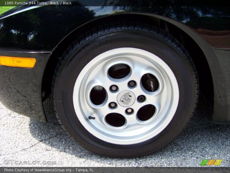 Black / Black 1986 Porsche 944 Turbo