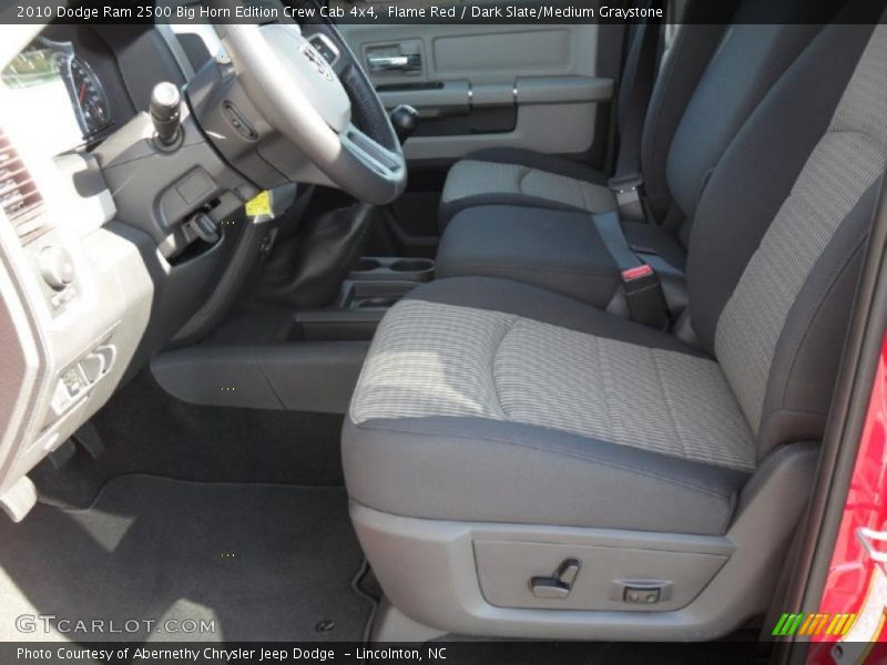 Flame Red / Dark Slate/Medium Graystone 2010 Dodge Ram 2500 Big Horn Edition Crew Cab 4x4