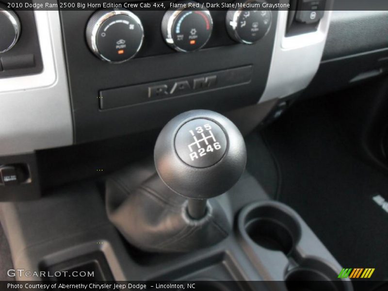 Flame Red / Dark Slate/Medium Graystone 2010 Dodge Ram 2500 Big Horn Edition Crew Cab 4x4