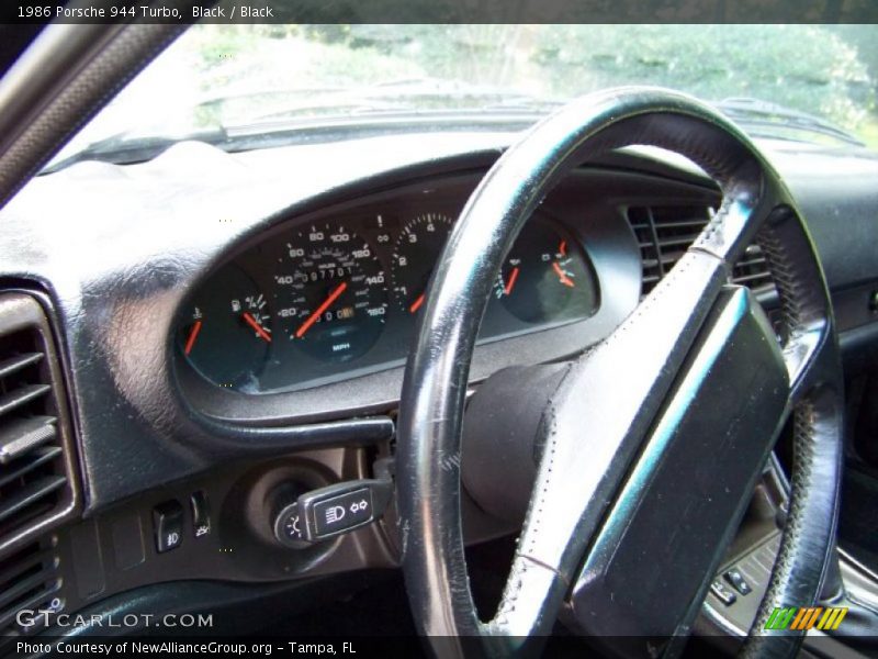 Black / Black 1986 Porsche 944 Turbo