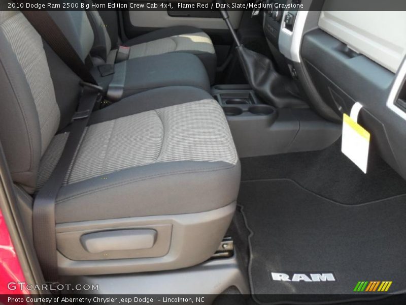 Flame Red / Dark Slate/Medium Graystone 2010 Dodge Ram 2500 Big Horn Edition Crew Cab 4x4