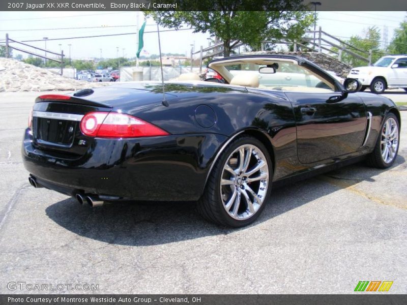 Ebony Black / Caramel 2007 Jaguar XK XKR Convertible
