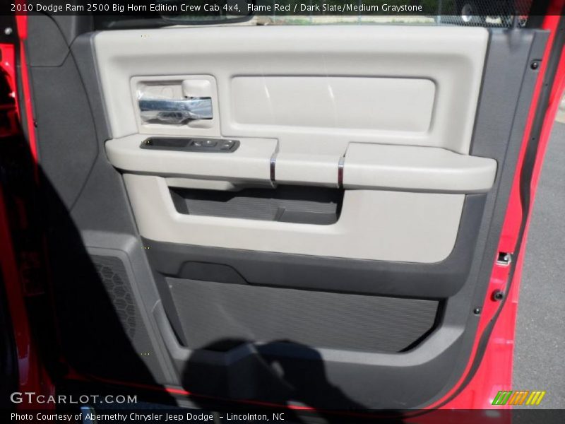 Flame Red / Dark Slate/Medium Graystone 2010 Dodge Ram 2500 Big Horn Edition Crew Cab 4x4