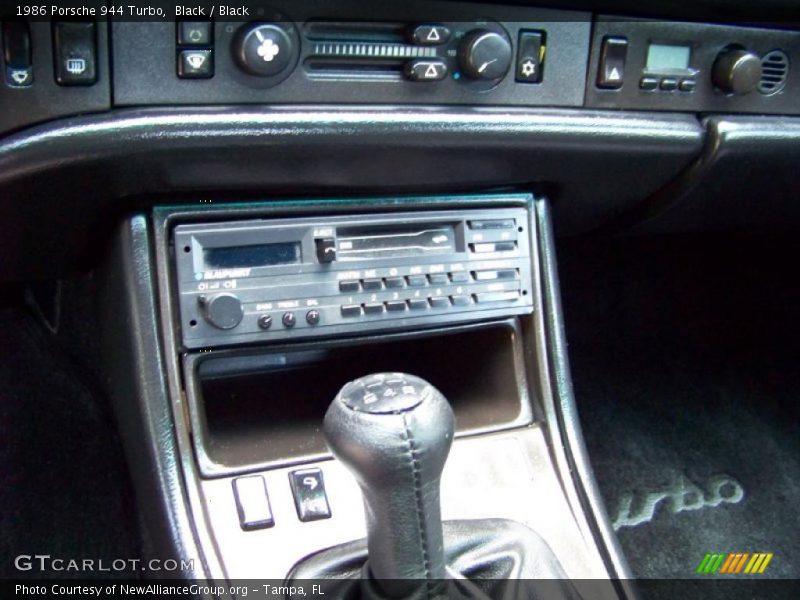 Black / Black 1986 Porsche 944 Turbo