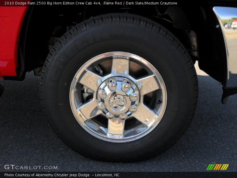 Flame Red / Dark Slate/Medium Graystone 2010 Dodge Ram 2500 Big Horn Edition Crew Cab 4x4