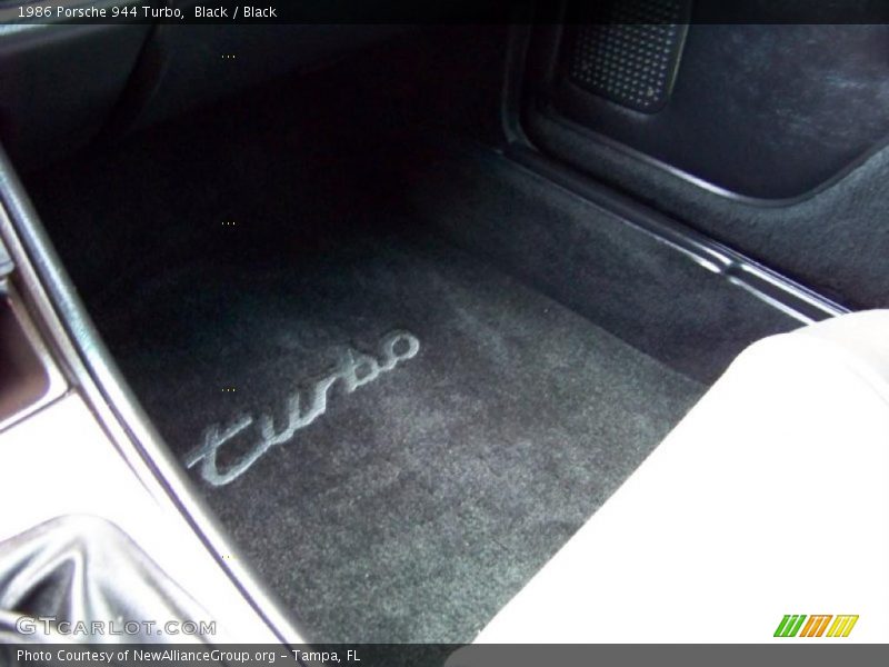 Black / Black 1986 Porsche 944 Turbo