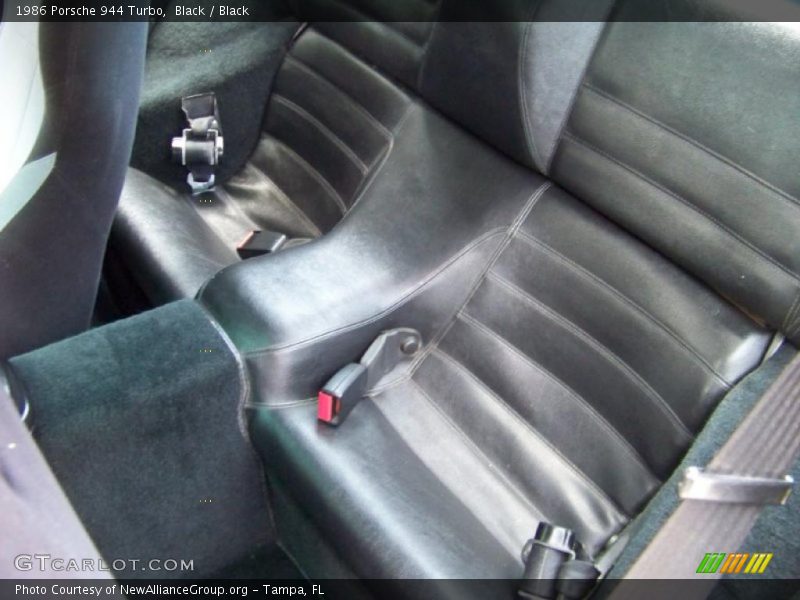 Black / Black 1986 Porsche 944 Turbo