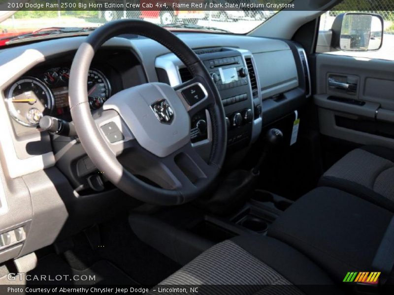 Flame Red / Dark Slate/Medium Graystone 2010 Dodge Ram 2500 Big Horn Edition Crew Cab 4x4