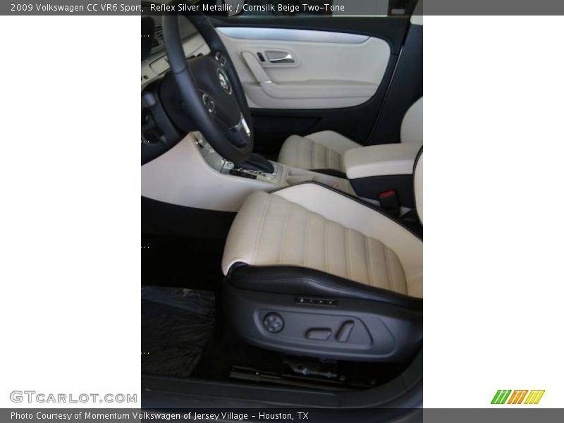 Reflex Silver Metallic / Cornsilk Beige Two-Tone 2009 Volkswagen CC VR6 Sport