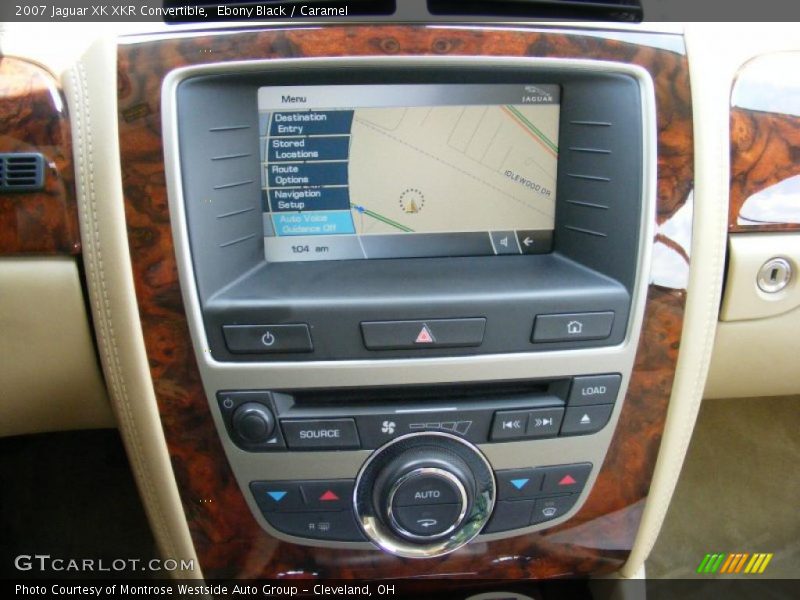 Ebony Black / Caramel 2007 Jaguar XK XKR Convertible