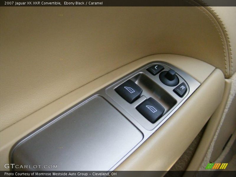 Ebony Black / Caramel 2007 Jaguar XK XKR Convertible