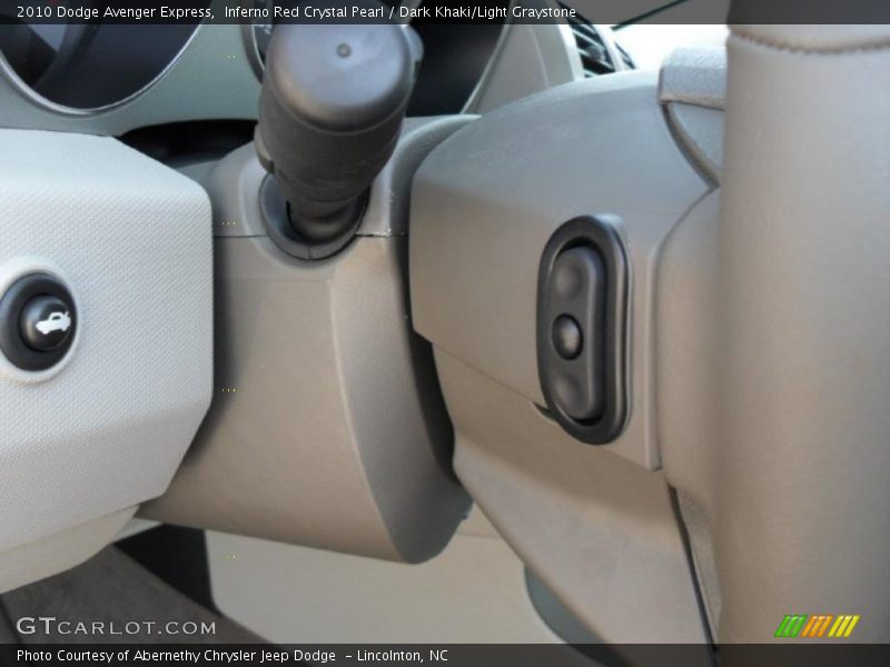 Inferno Red Crystal Pearl / Dark Khaki/Light Graystone 2010 Dodge Avenger Express