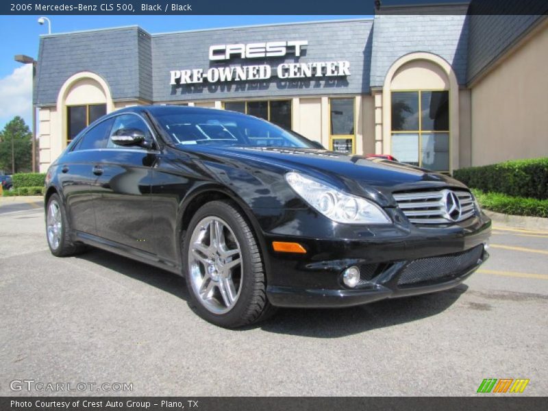 Black / Black 2006 Mercedes-Benz CLS 500