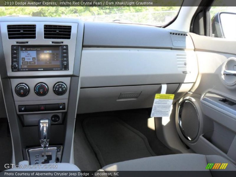 Inferno Red Crystal Pearl / Dark Khaki/Light Graystone 2010 Dodge Avenger Express