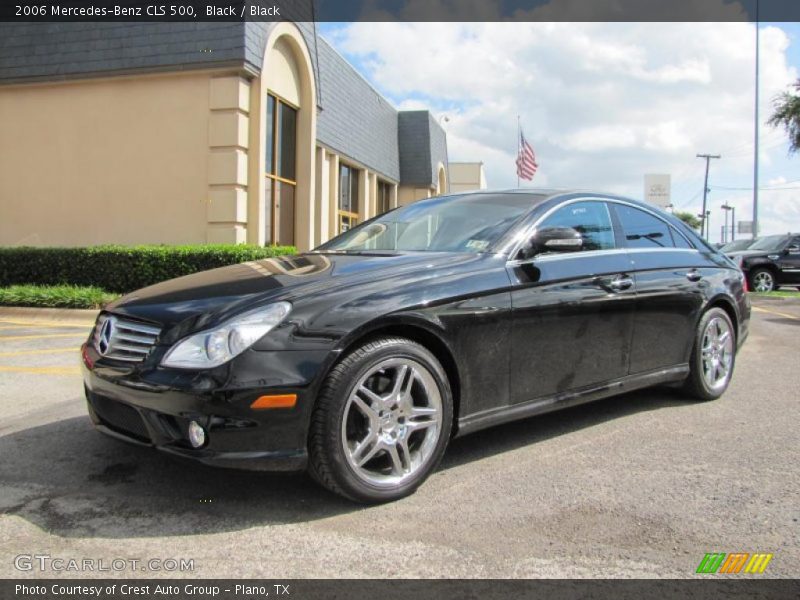 Black / Black 2006 Mercedes-Benz CLS 500