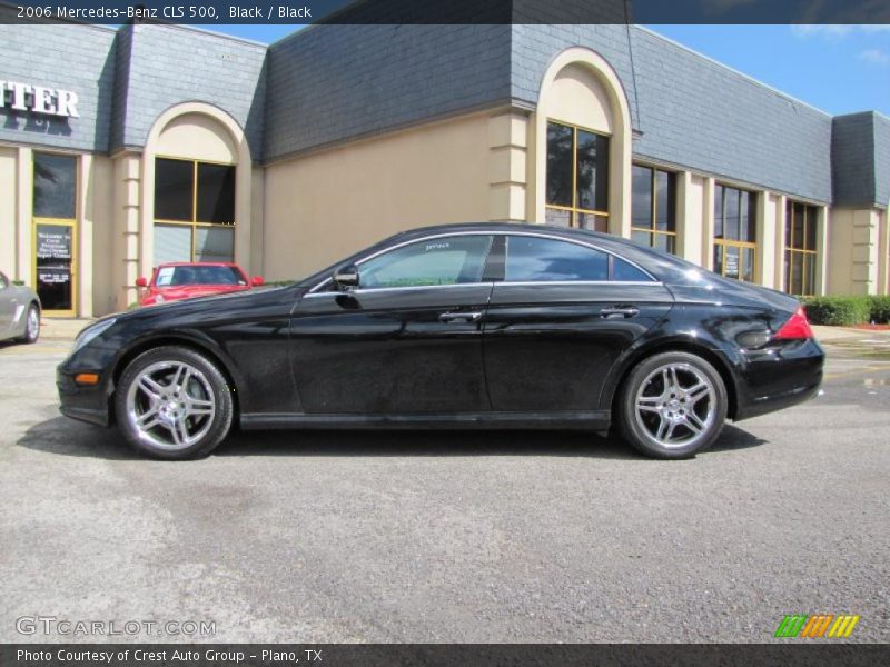 Black / Black 2006 Mercedes-Benz CLS 500