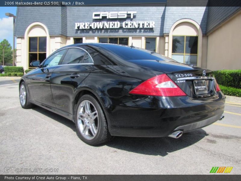 Black / Black 2006 Mercedes-Benz CLS 500