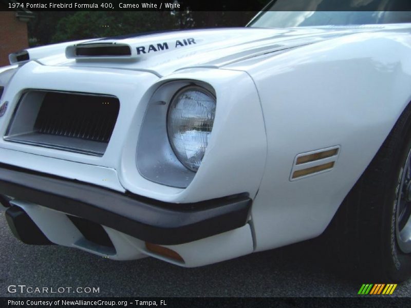 Cameo White / White 1974 Pontiac Firebird Formula 400