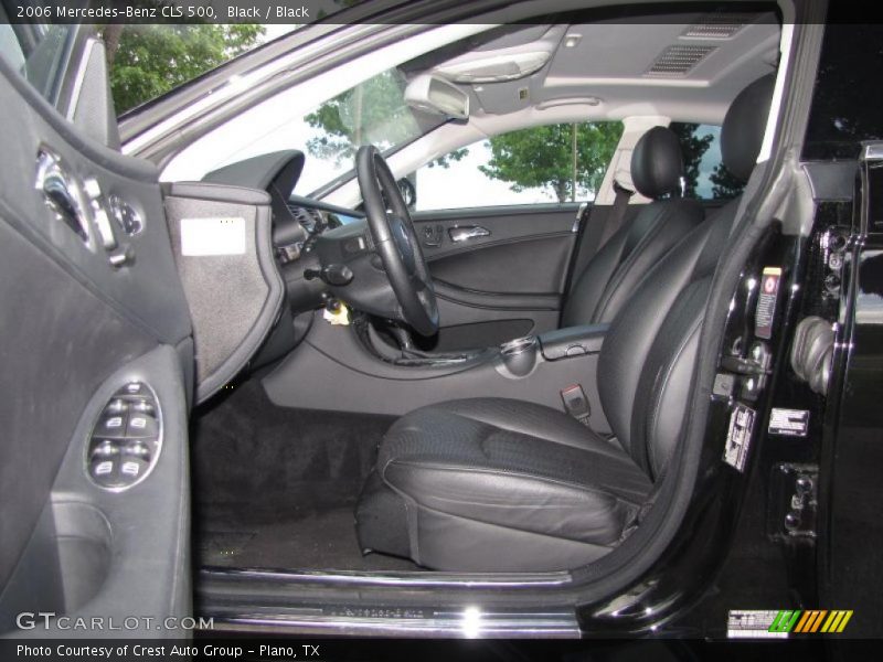Black / Black 2006 Mercedes-Benz CLS 500