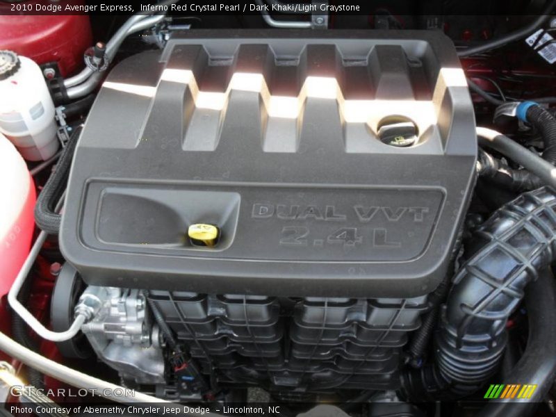 Inferno Red Crystal Pearl / Dark Khaki/Light Graystone 2010 Dodge Avenger Express