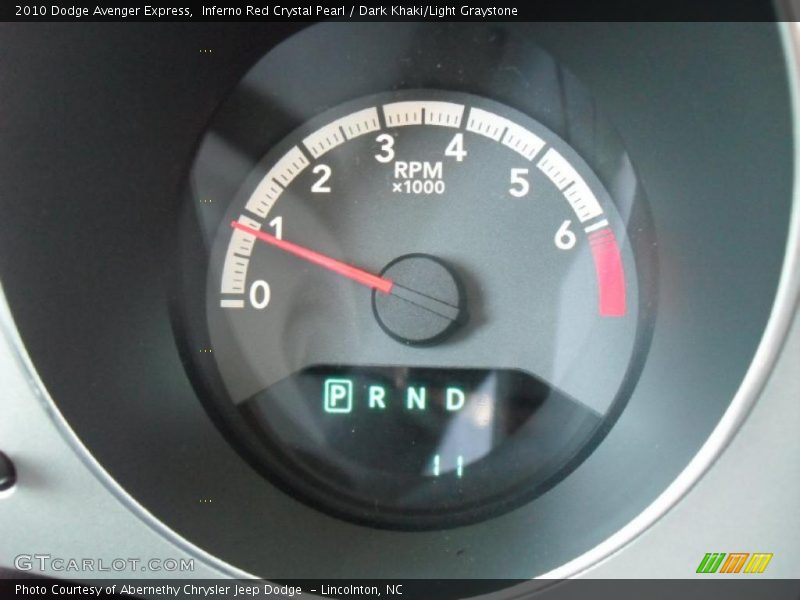 Inferno Red Crystal Pearl / Dark Khaki/Light Graystone 2010 Dodge Avenger Express