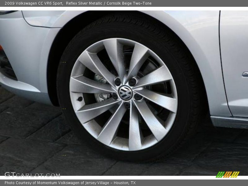 Reflex Silver Metallic / Cornsilk Beige Two-Tone 2009 Volkswagen CC VR6 Sport
