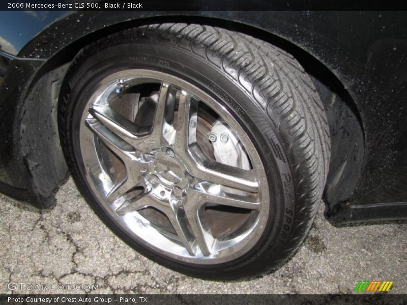 Black / Black 2006 Mercedes-Benz CLS 500