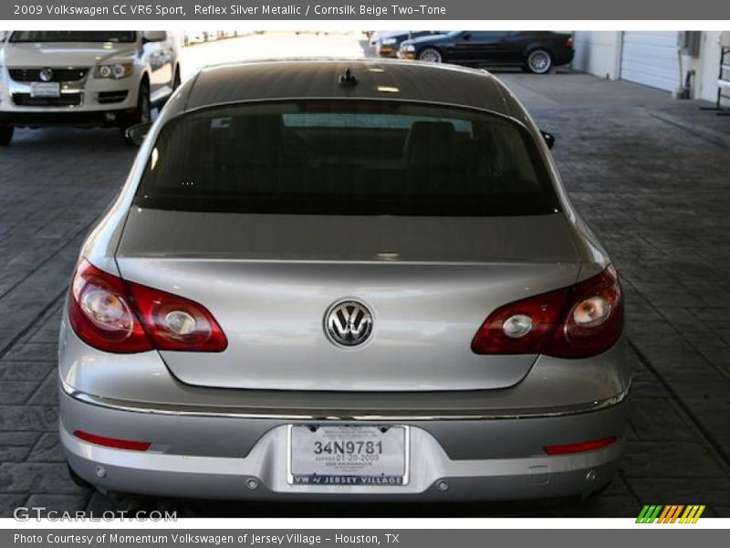 Reflex Silver Metallic / Cornsilk Beige Two-Tone 2009 Volkswagen CC VR6 Sport