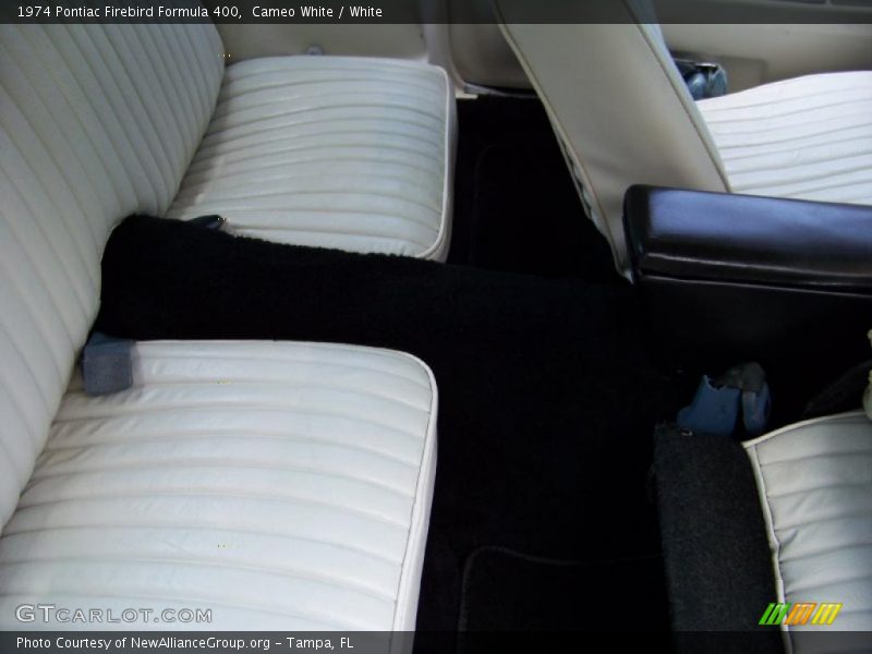 Cameo White / White 1974 Pontiac Firebird Formula 400