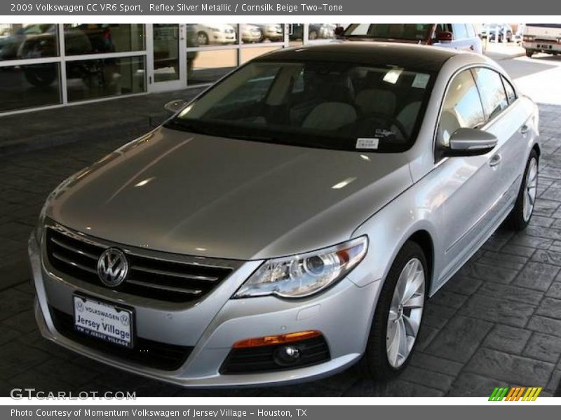 Reflex Silver Metallic / Cornsilk Beige Two-Tone 2009 Volkswagen CC VR6 Sport