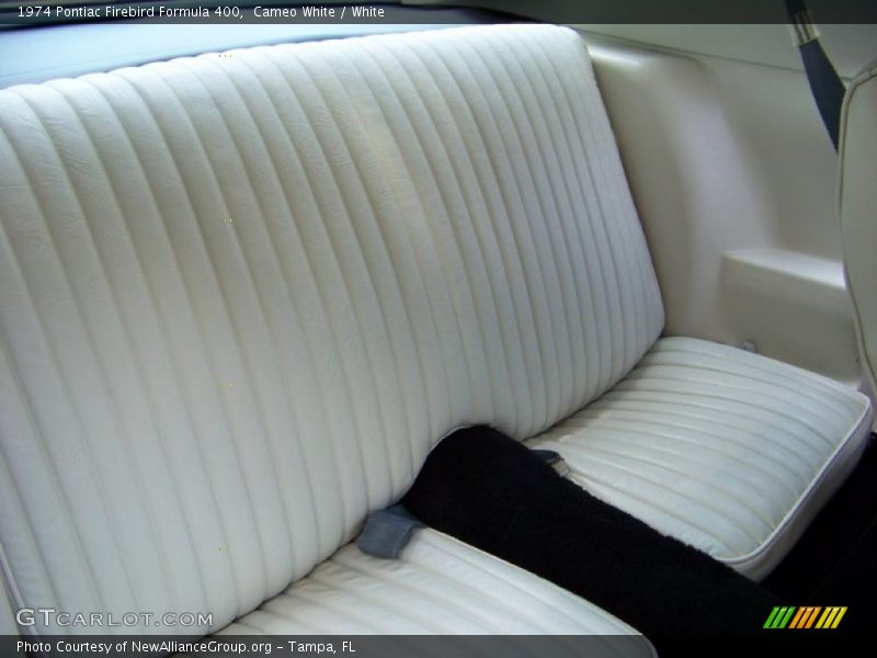 Cameo White / White 1974 Pontiac Firebird Formula 400