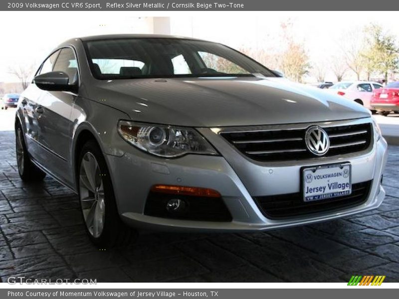 Reflex Silver Metallic / Cornsilk Beige Two-Tone 2009 Volkswagen CC VR6 Sport