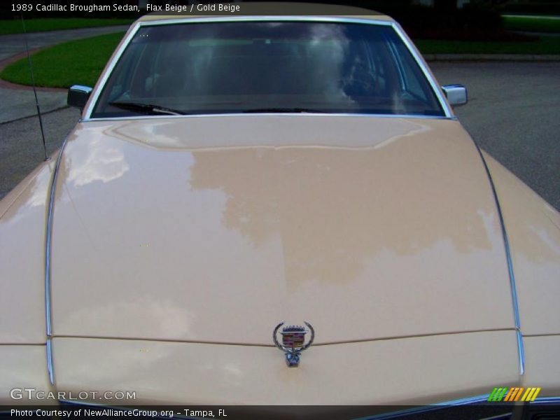 Flax Beige / Gold Beige 1989 Cadillac Brougham Sedan