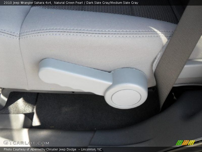 Natural Green Pearl / Dark Slate Gray/Medium Slate Gray 2010 Jeep Wrangler Sahara 4x4