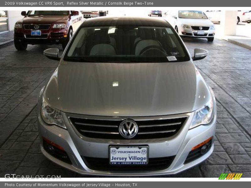 Reflex Silver Metallic / Cornsilk Beige Two-Tone 2009 Volkswagen CC VR6 Sport