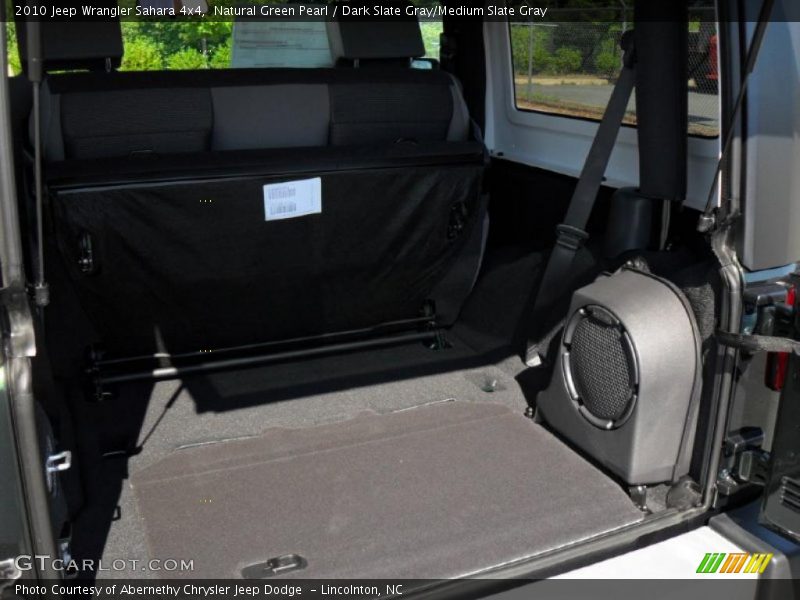 Natural Green Pearl / Dark Slate Gray/Medium Slate Gray 2010 Jeep Wrangler Sahara 4x4
