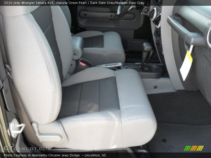 Natural Green Pearl / Dark Slate Gray/Medium Slate Gray 2010 Jeep Wrangler Sahara 4x4