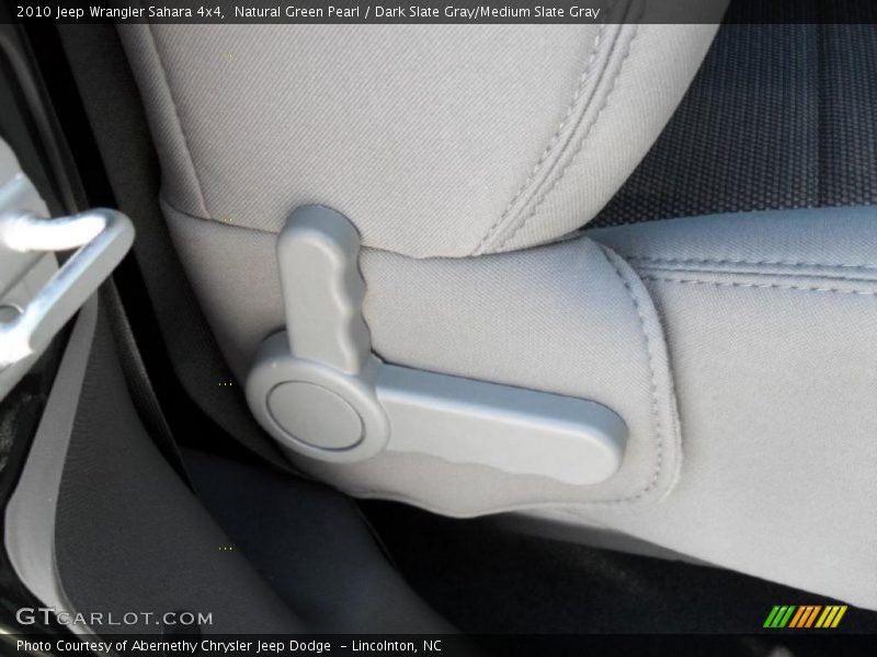 Natural Green Pearl / Dark Slate Gray/Medium Slate Gray 2010 Jeep Wrangler Sahara 4x4