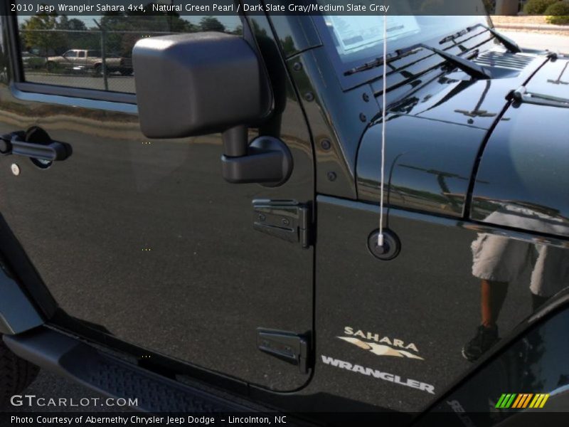 Natural Green Pearl / Dark Slate Gray/Medium Slate Gray 2010 Jeep Wrangler Sahara 4x4