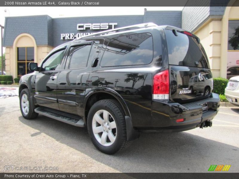 Galaxy Black / Charcoal 2008 Nissan Armada LE 4x4