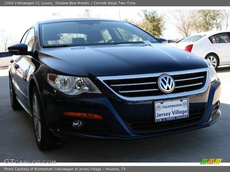 Shadow Blue Metallic / Cornsilk Beige Two-Tone 2009 Volkswagen CC Luxury