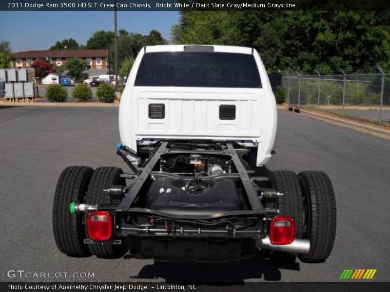 Bright White / Dark Slate Gray/Medium Graystone 2011 Dodge Ram 3500 HD SLT Crew Cab Chassis
