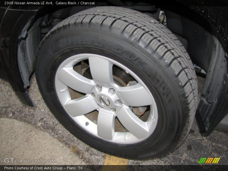 Galaxy Black / Charcoal 2008 Nissan Armada LE 4x4