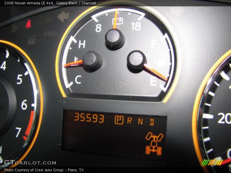 Galaxy Black / Charcoal 2008 Nissan Armada LE 4x4