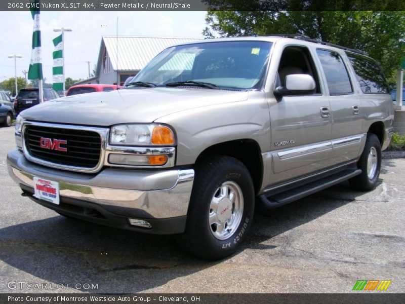 Pewter Metallic / Neutral/Shale 2002 GMC Yukon XL SLT 4x4