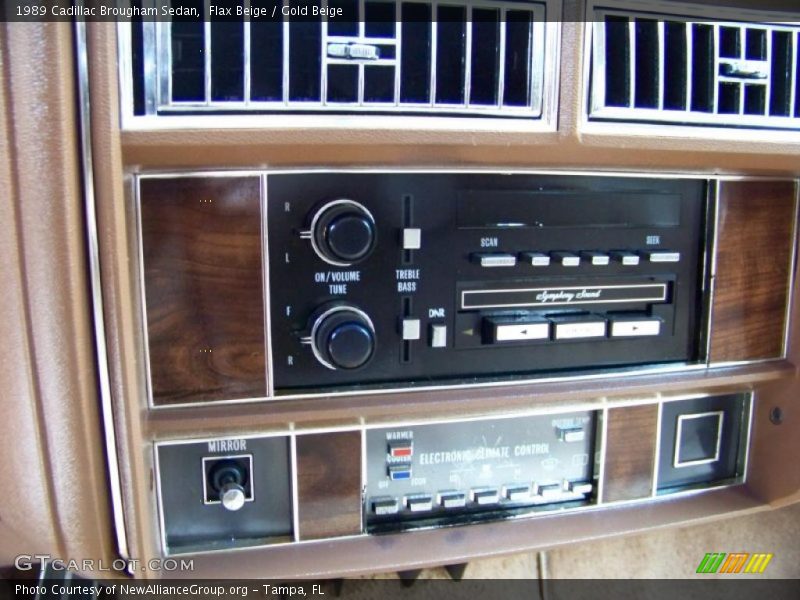 Flax Beige / Gold Beige 1989 Cadillac Brougham Sedan