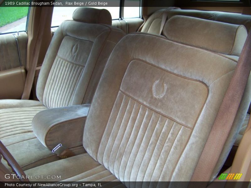 Flax Beige / Gold Beige 1989 Cadillac Brougham Sedan