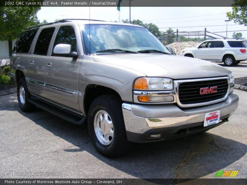 Pewter Metallic / Neutral/Shale 2002 GMC Yukon XL SLT 4x4