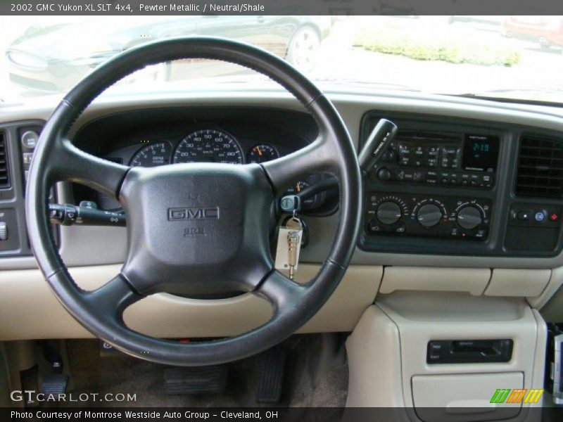 Pewter Metallic / Neutral/Shale 2002 GMC Yukon XL SLT 4x4